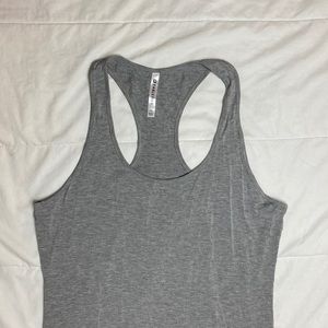 Fabletics gray maxi tank dress